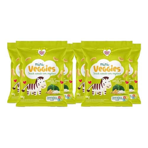 MINI VEGGIES LENTILHA ARROZ BROCOLIS 6x18g - NHAMI MAMI