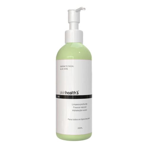 Sabonete Facial Aloe Vera Skinhealth 200ml Momento De Aplicação Dia/noite Tipo De Pele Todo Tipo De Pele