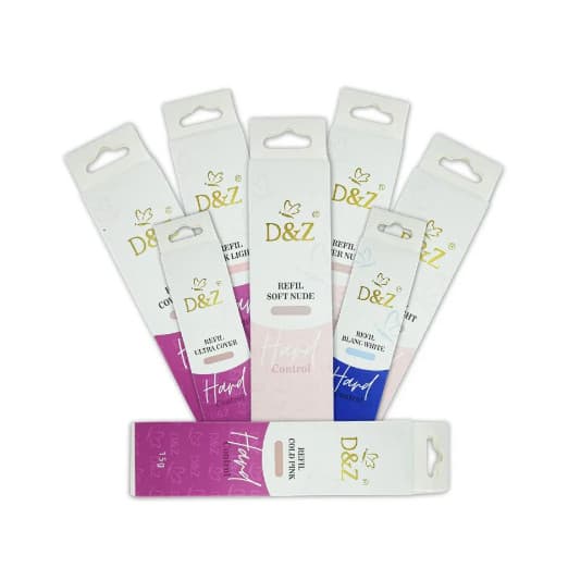 Sache Refil Gel UV/Led D&Z Gel Control - 15ml Cores NOVA Alto Nuvelamento