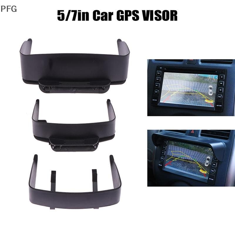 PFG 5/7 Polegada Sun Sombra Viseira Para Carro GPS Navegador Monitor LCD Universal Auto Capa Cega Suprimentos Interiores