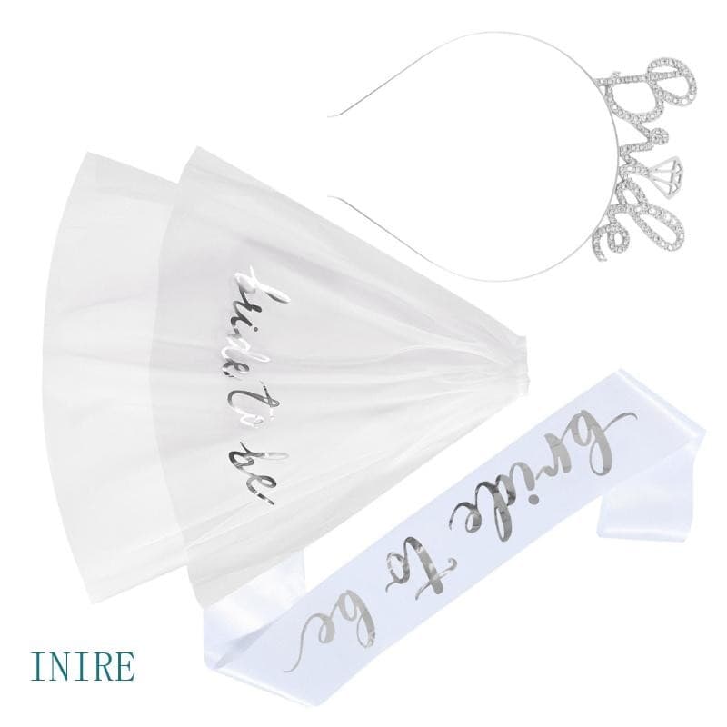 IRE Faixa Véu Noiva , Strass Elaborado , Coroa , Despedida Solteira , Festa Adereços Elegantes