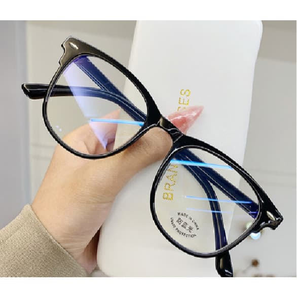2025 Óculos de Grau Unissex Anti-Bluetooth | Armação Redonda Leve Acetato Moderno