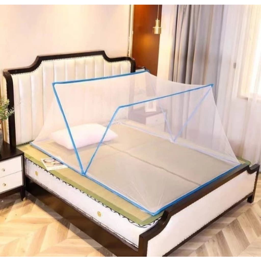 Mosquiteiro De Cama Grande Tenda Anti Mosquito Dobravel Protetor Mosca Inseto Pernelongo Previnção Para Dormir