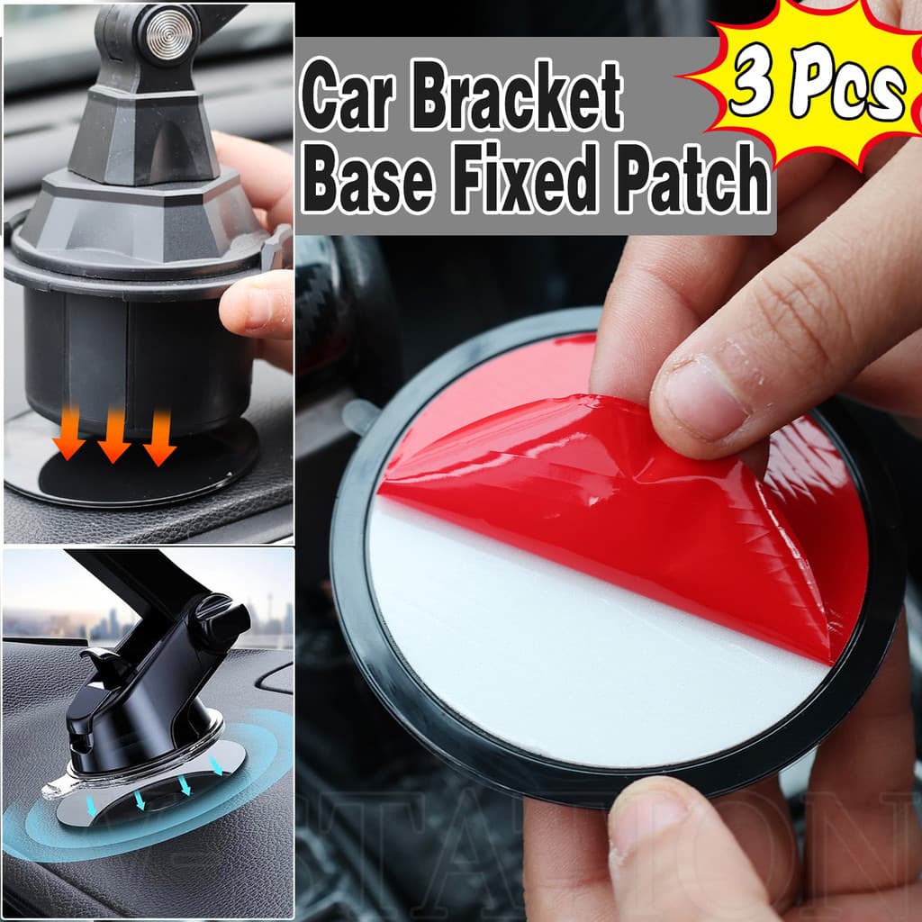 Ventosa Fixa Para Suporte De Celular-Disco Auxiliar De Base De Carro-Adesivo Multifuncional , Forte , Resistente Ao Calo