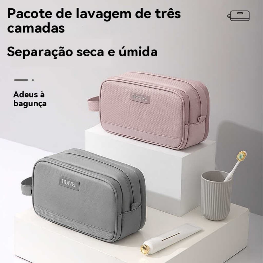 Pendurado Saco De Higiene Pessoal Grande Capacidade À Prova Dwaterproof Água Portátil Viagem Necessaire Caso Bosco.Loja