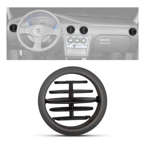 Difusor Ar Aro Grafite Celta 2007/2015