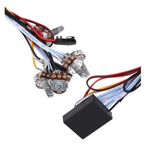 Circuito Ativo p/ Baixo Pré Amplificador 3 Bandas 5 Potenciômetros