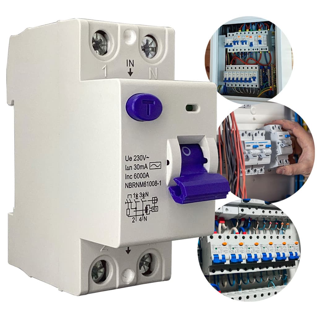 IDR Interruptor Diferencial Residual DR Bipolar 63A 30ma 2 Polos