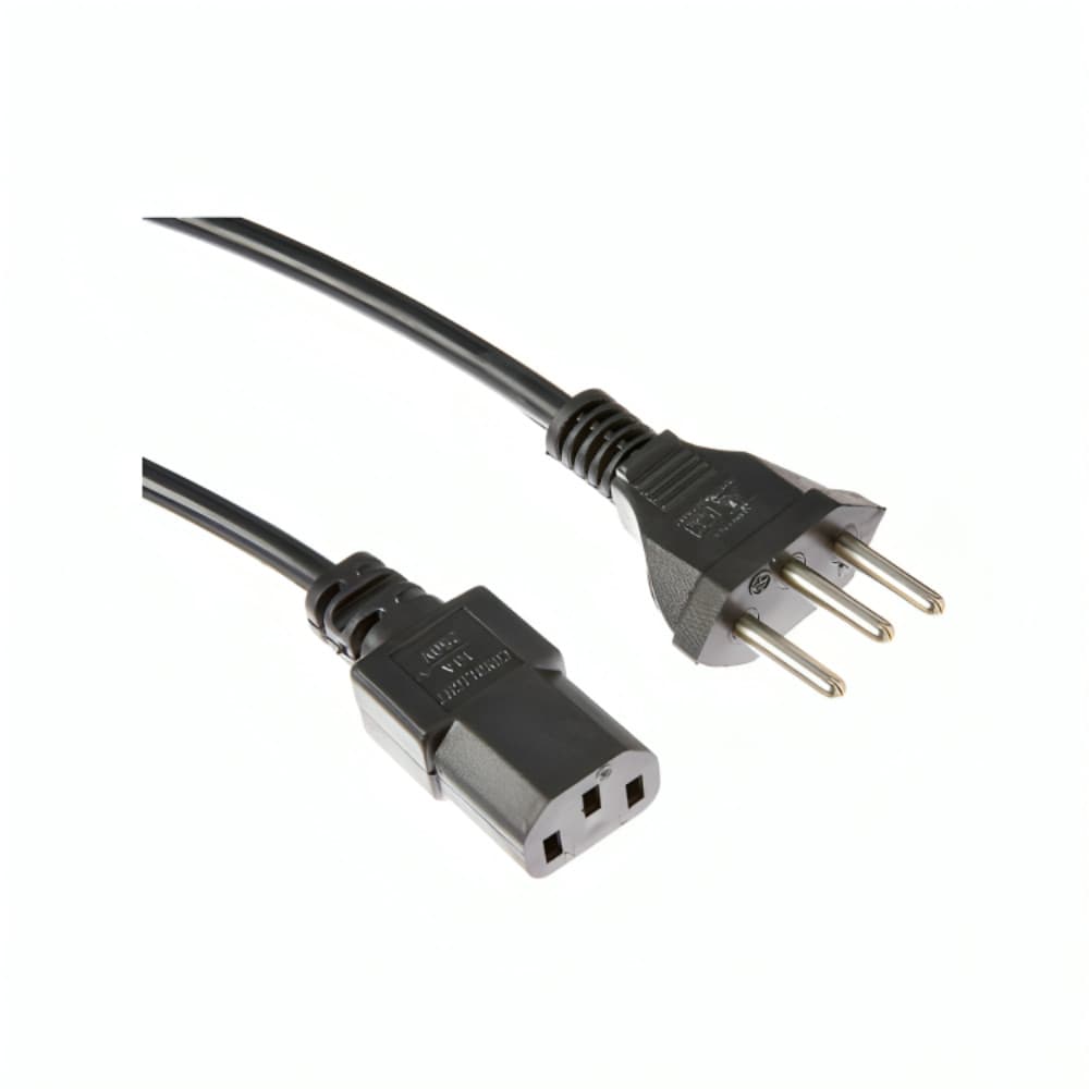 Kit 1/2/5 Cabo Forca Tripolar P/ Fonte Monitor Pc 1,5 M Padrão Inmetro Envio Imediato