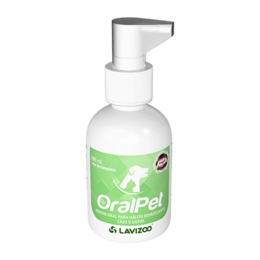 OralPet 100ml Spray Anti Tartaro Previne Gengivite - Lavizoo