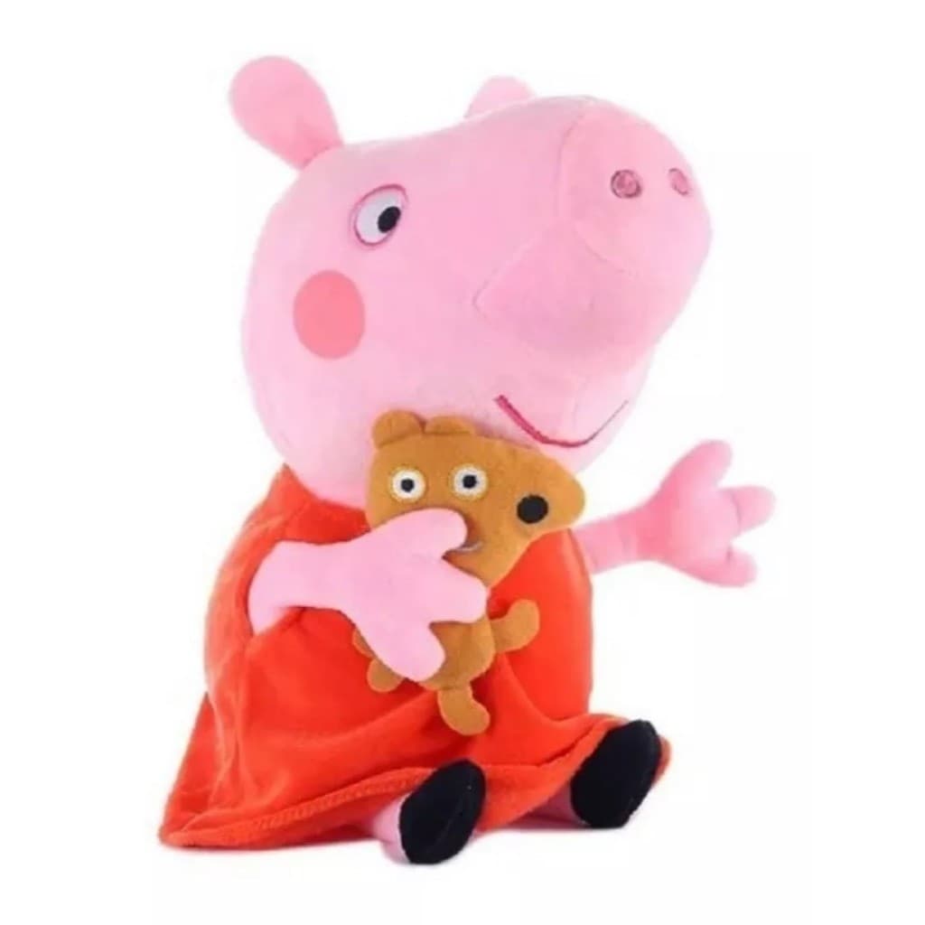 brinquedo pelucia musical peppa 28cm