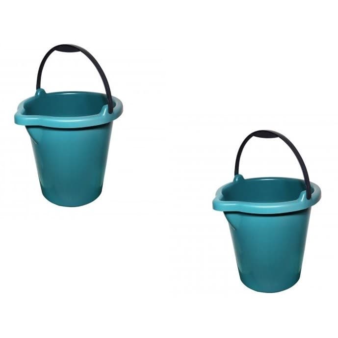 Kit 02 Baldes Plásticos  Reforçado 21 Litros