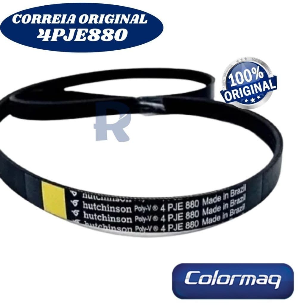 Correia Tanquinho Colormaq Para 8/9/10/12/13/14/15/16 e 20kg 4pje 880 original (Envio Imediato)