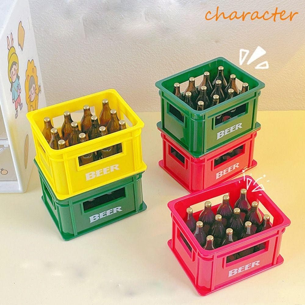 Abridor De Bebidas Em Forma De Caixa De Cerveja Personagem , Garrafas Portátil De Plástico , Criativo