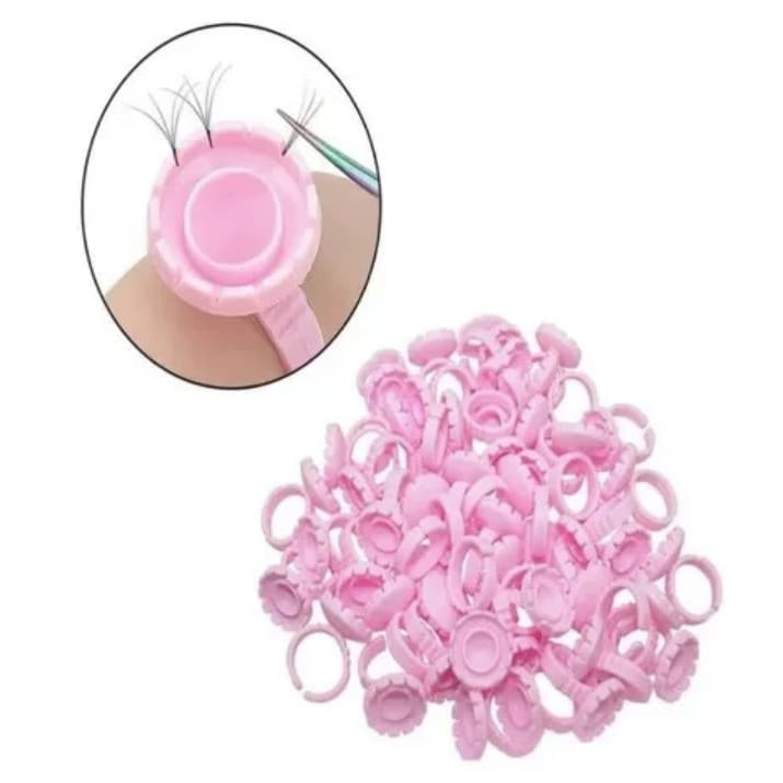 New Show Anel Batoque Descartável Cola Micropigmentação Henna Cílios Sobrancelhas