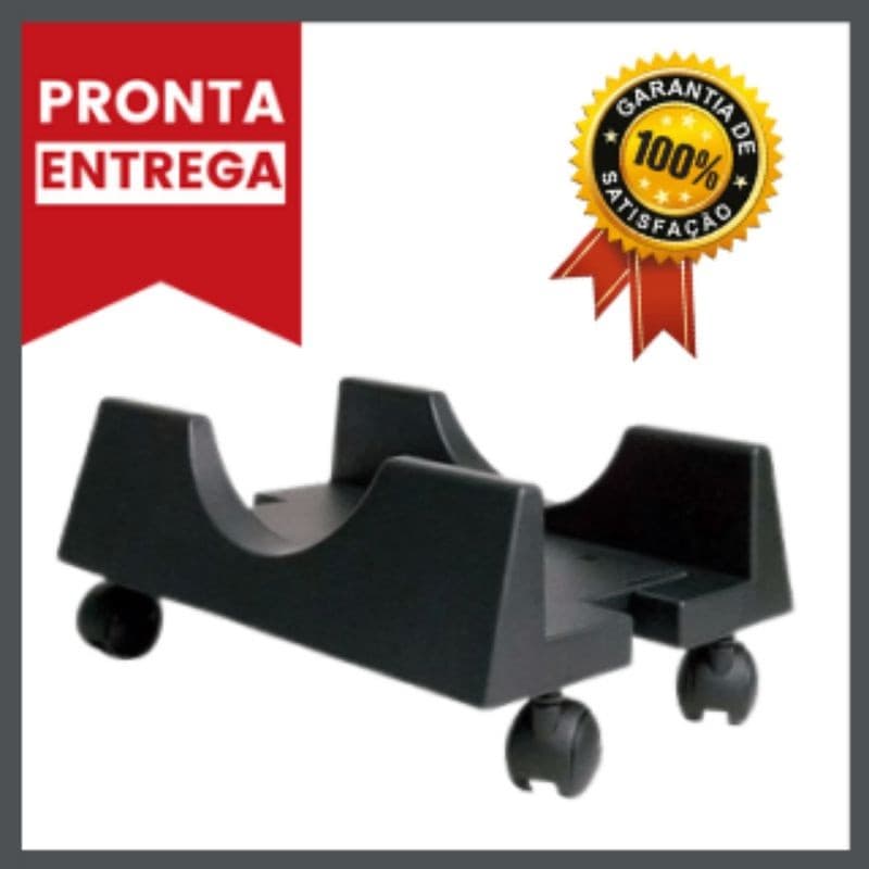 Suporte Para Cpu Computador Ajustável Rodízios