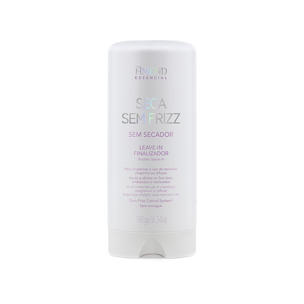 LEAVE-IN FINALIZADOR AMEND SECA SEM FRIZZ SEM SECADOR 180ML