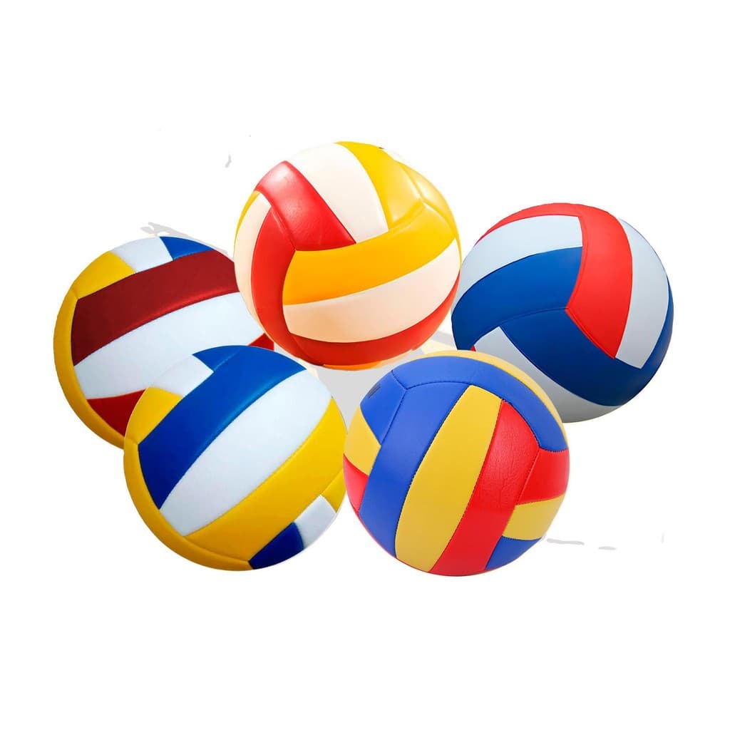 Kit Volei de Praia C/ 05 Bolas Tamanho Oficial Quadra Treino