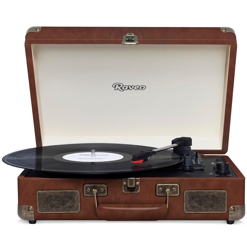 Vitrola Raveo Sonetto Vintage Bluetooth USB 10W Marrom