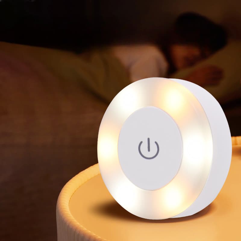 Mini LED Toque Luz Da Noite USB recarregável luz de cabeceira simples atmosfera moderna luz