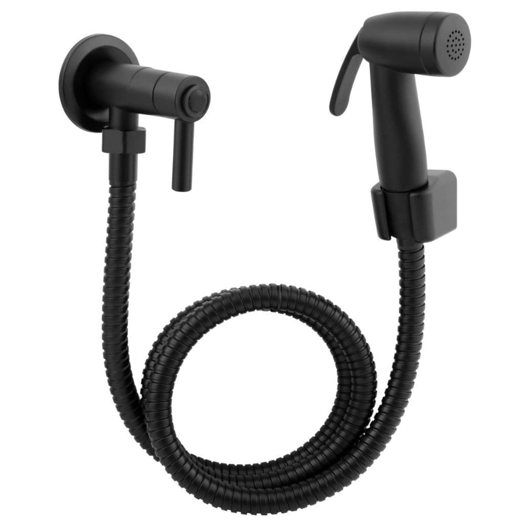 Ducha Higienica Luxo ABS Acionamento 1/4 Volta Com Gatilho - Preta