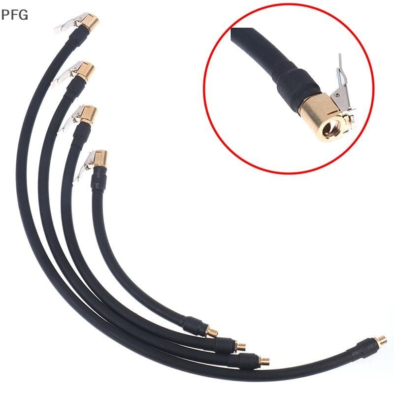 Adaptador De Tubo De Extensão De Válvula De Pneu Flexível De Mangueira De Borracha PFG Para Bomba De Inflador De Pneus F