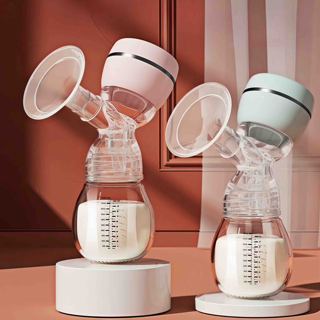 Bomba Tira-leite elétrica Sem dor Alta potencia de sucção integrada Silenciosa Massageador Portátil