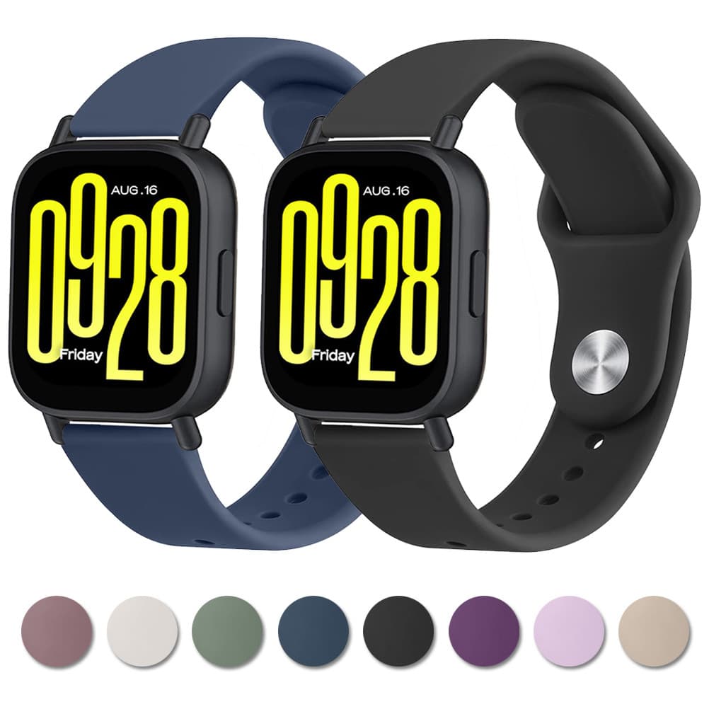Pulseira De Silicone Para Redmi Watch 5 Active / Xiaomi Redmi Watch Lite 22mm De Substituição De Acessórios