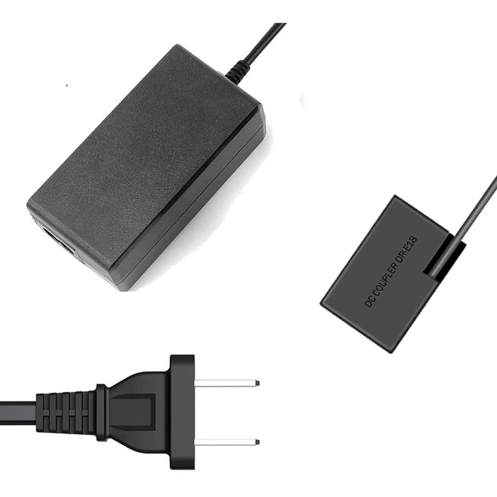 Adaptador CA ACK-E18 com Acoplador Dummy DR-E18 para Bateria Canon LP-E17 (Bivolt)