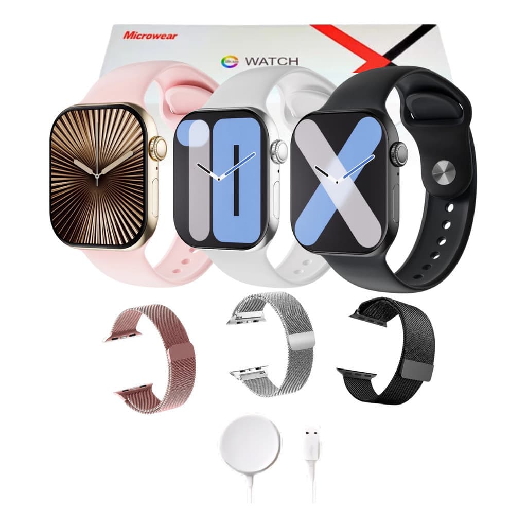 Relógio Smartwatch W10 PRO 46mm Chat Gpt Série 10 Lançamento 2025 Original