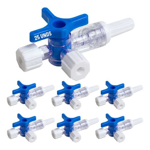 Torneira Descartável 3 Vias Luer Lock - Torneirinha