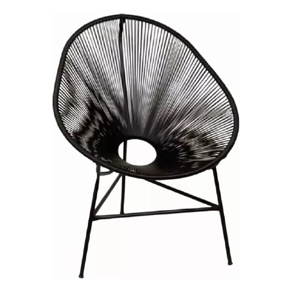 Cadeira Acapulco Fio Fibra Sintética Jardim Black Friday Top