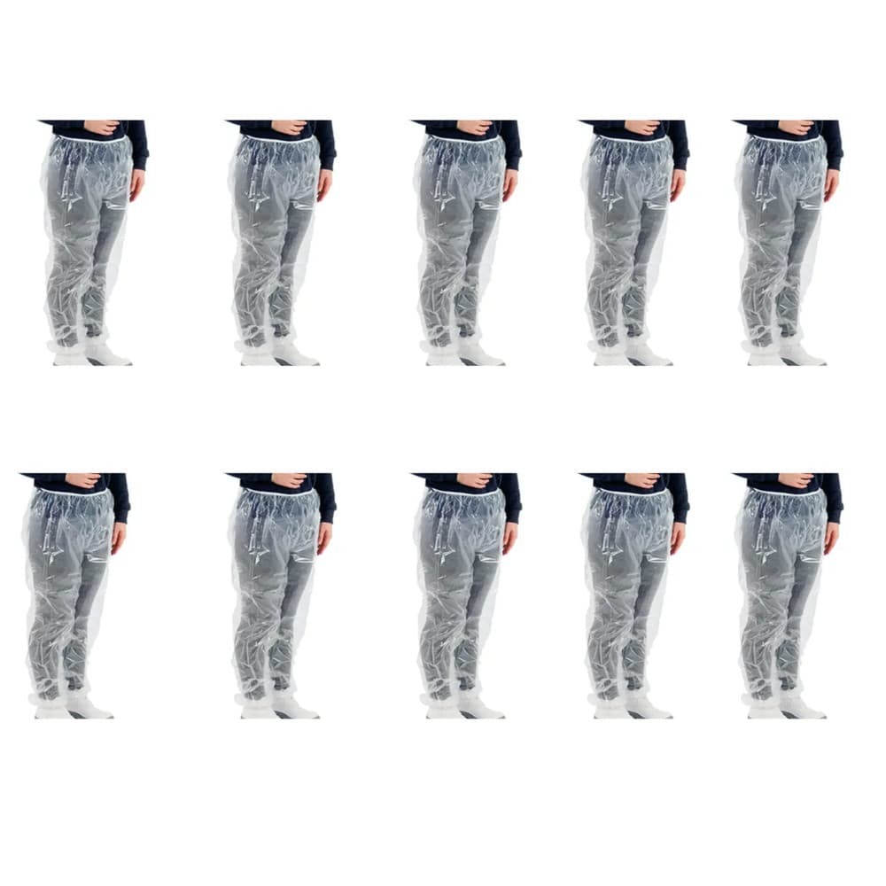 Kit 10Un Calça Plástica Chuva Com Elástico Gr06 CA 30011 Brasmo