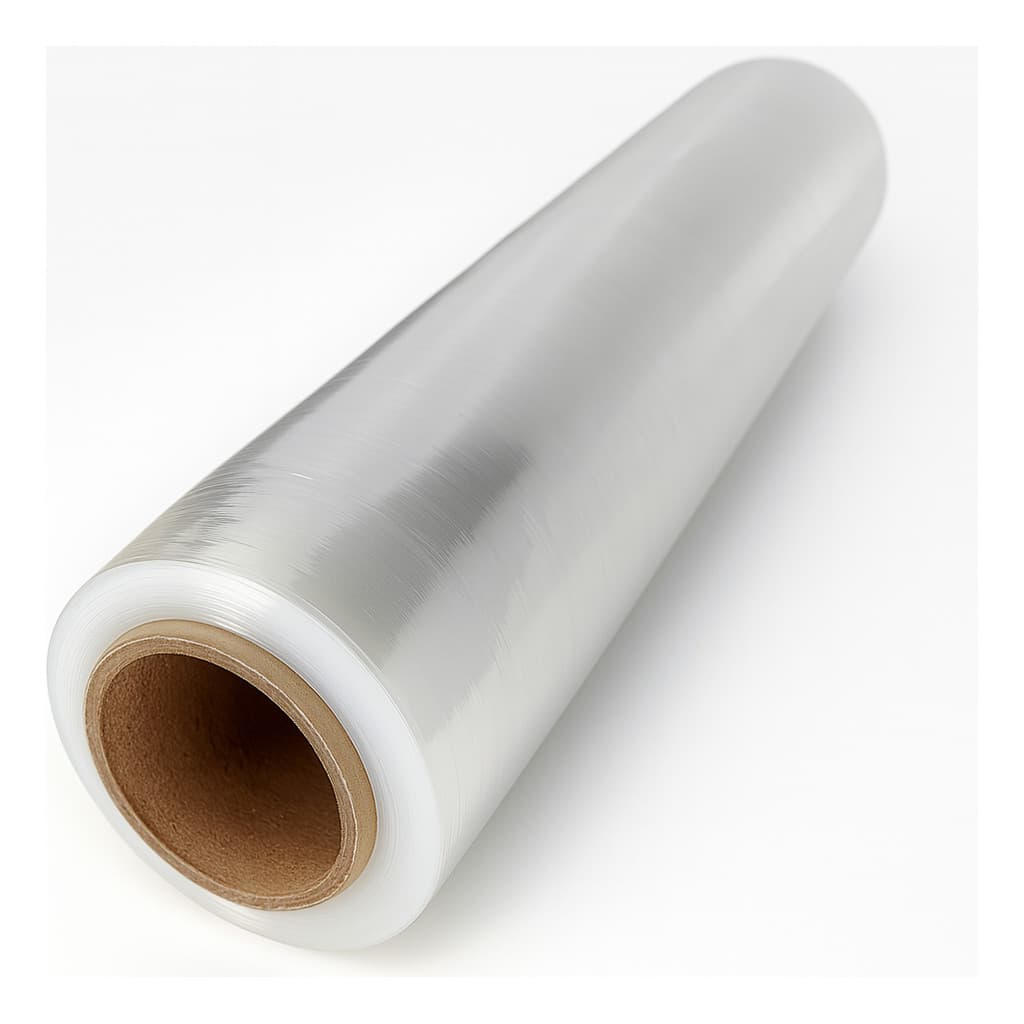 200 Metros Filme de Stretch 2,5kg 50cm Embalagem Resistente Rolo Pvc Proteção Contra Furos e Rasgos