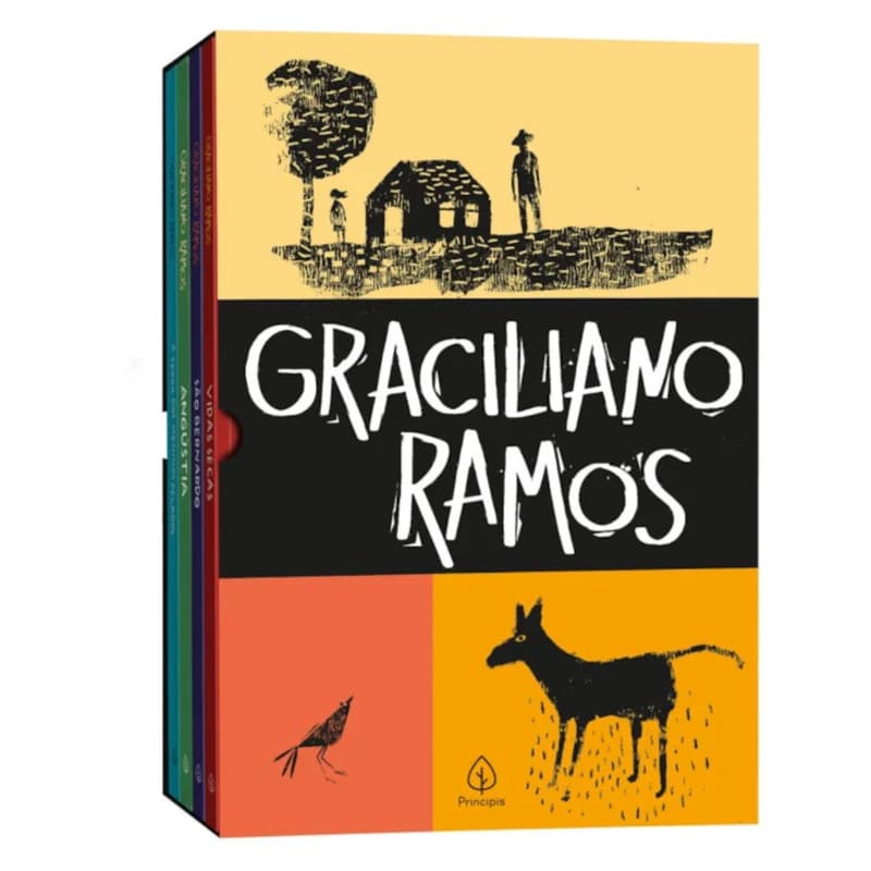Livro Box Graciliano Ramos Ciranda Cultural Crianças Filhos Infantil Desenho História Brincar