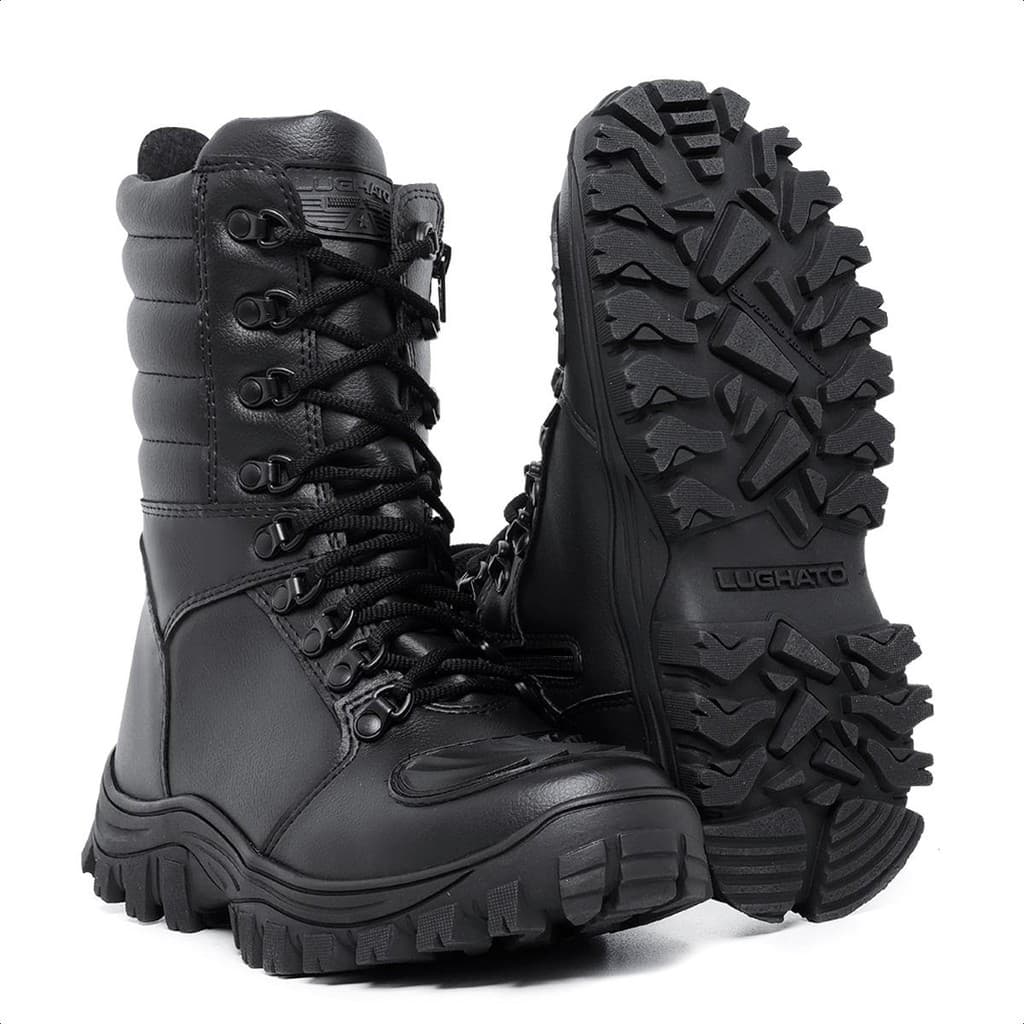 Coturno Militar Lughato Oficial numeração especial do 34 ao 45 imperdível