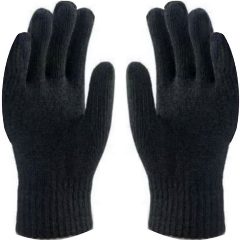 Até 5 Pares Luva Cotton Volk CA36348 - Luva de algodão, protege frio, confortável, respirável, maleáveis