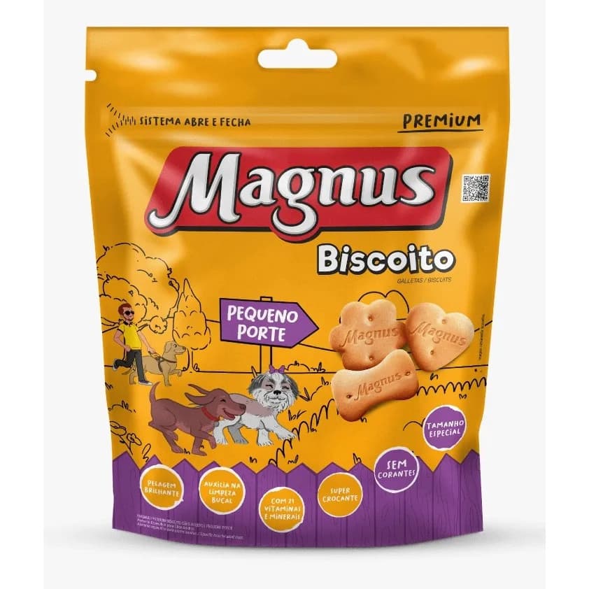 BISCOITO MAGNUS PEQUENO PORTE 400G