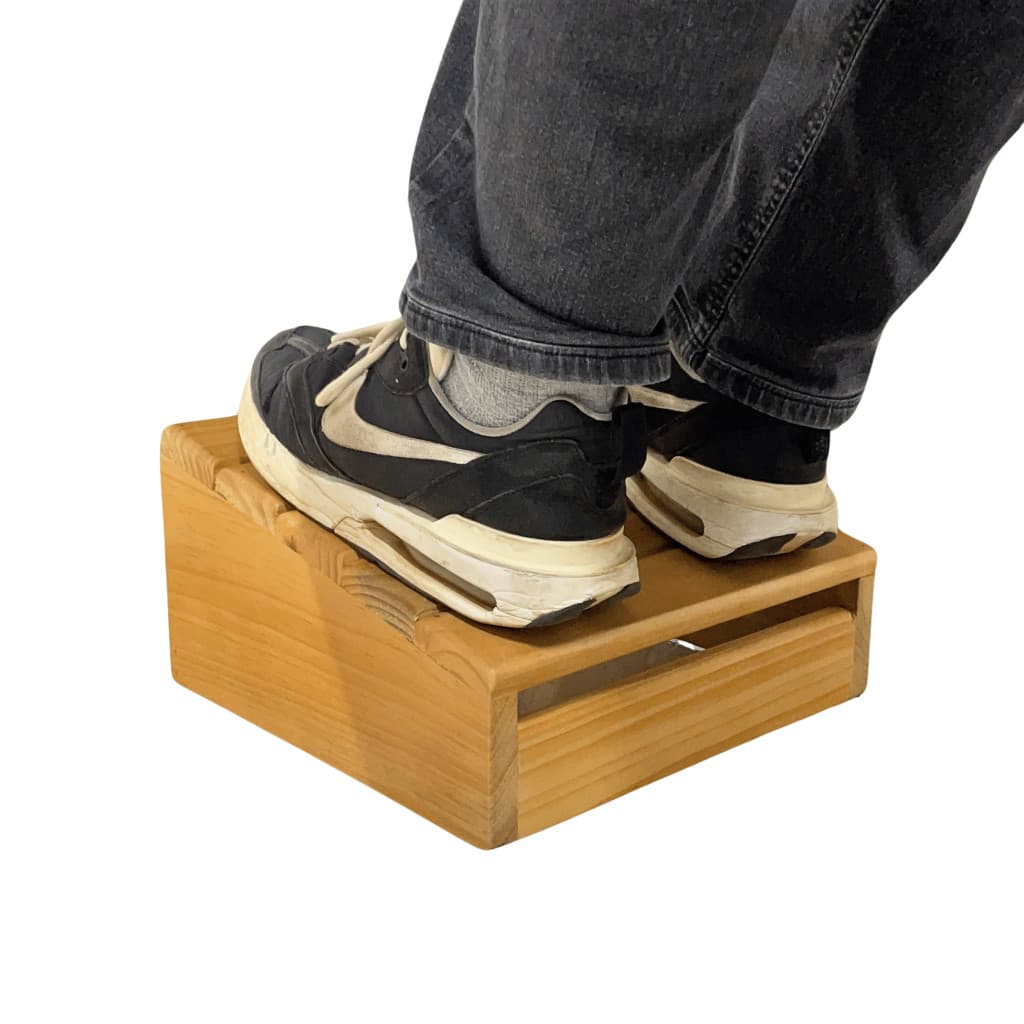 Apoio Ergonômico para Pés Suporte Inclinado Descanso Antiderrapante pra Escritório Home Office