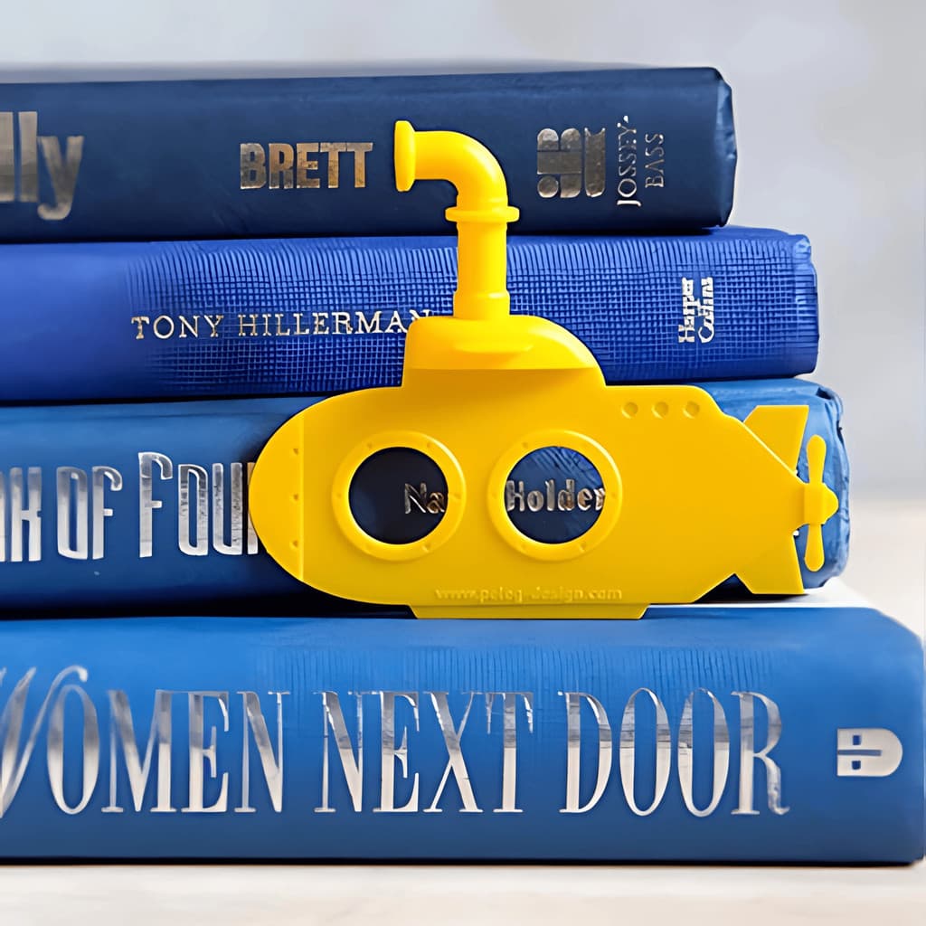Marcador Pagina Livro Caderno SUBMARINO BOOKMARK Criativo Leitura Divertido personalizado