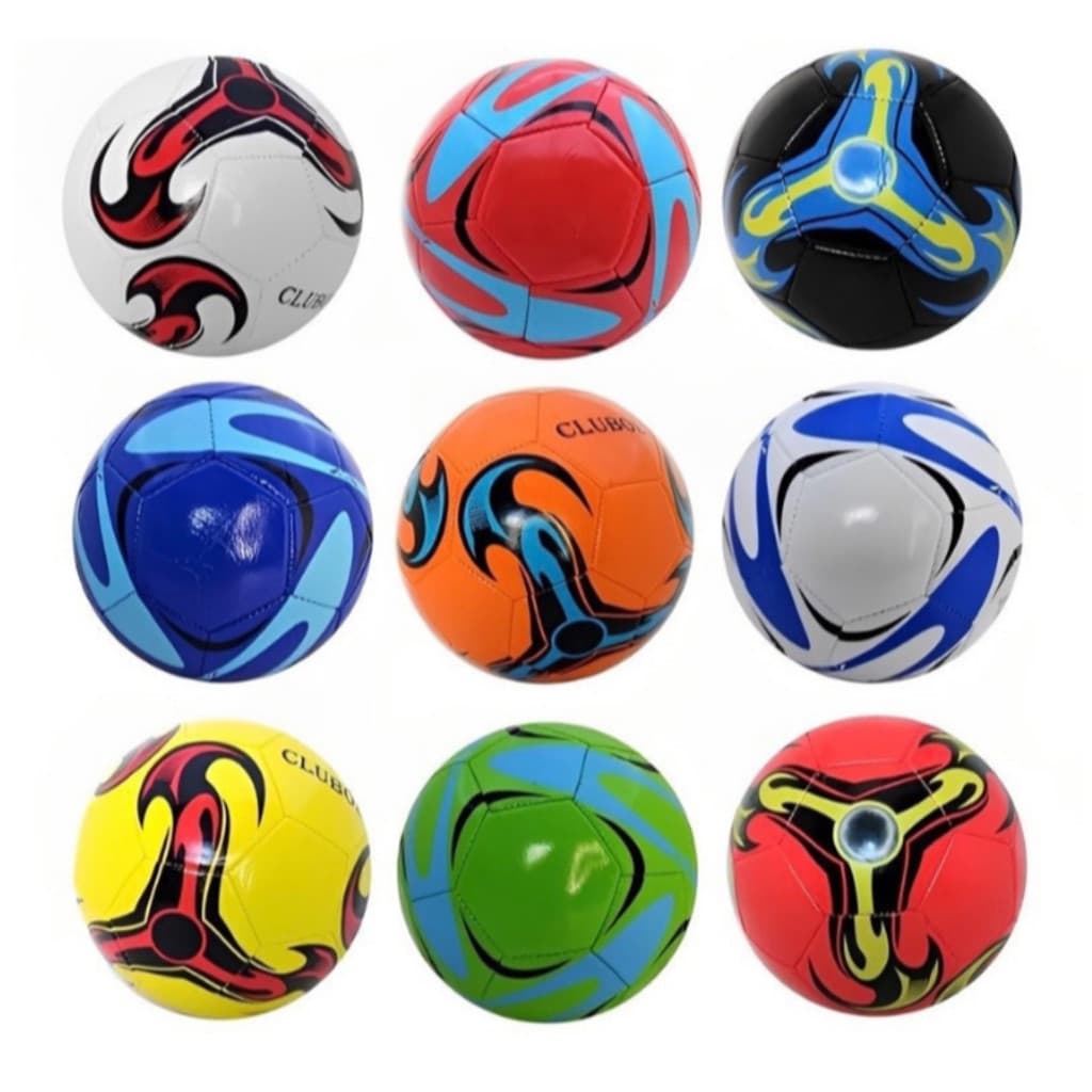 kIT 5 Bola Futebol Couro ENVIO ALEATORIO DE CORES