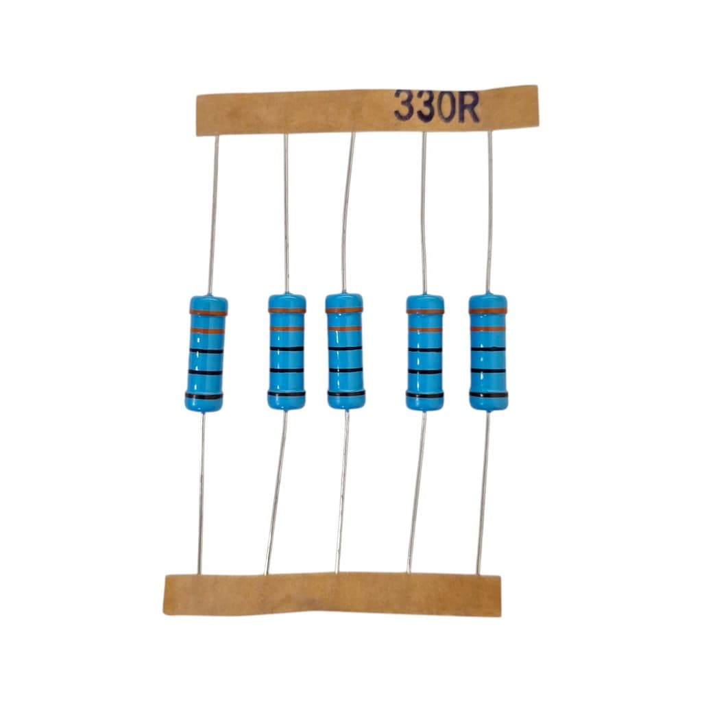 KIT 05 RESISTOR DE PRECISÃO 330R 1% 3W