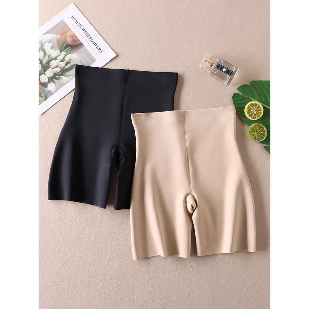 Shorts modeladores sem costura com forro de microfibra