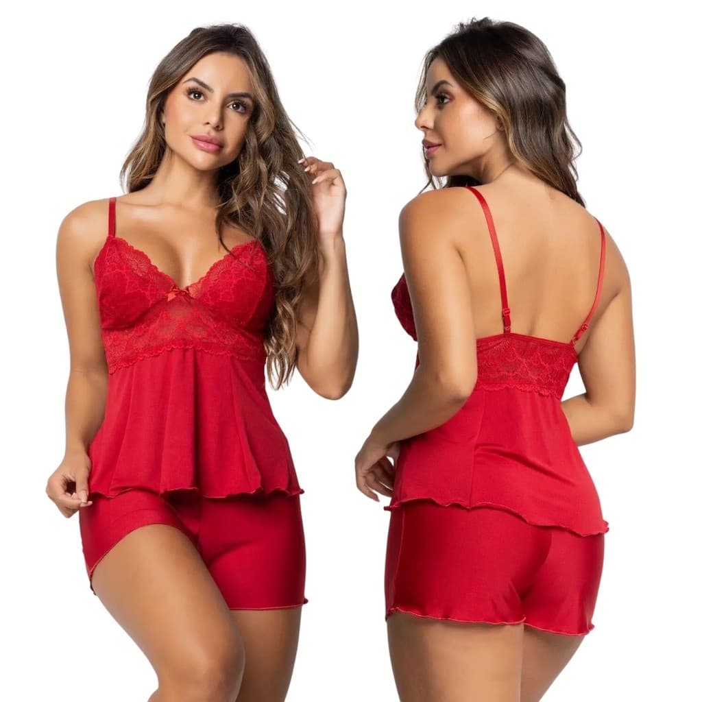 Baby Doll Feminino Pijama Feminino Baby Doll Sexy Short Doll Feminino