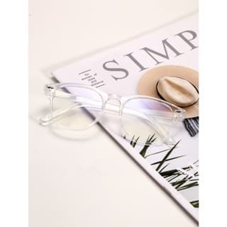 Óculos Sem Grau Unissex Antibluz - Armação Redonda Leve de Acetato 2024