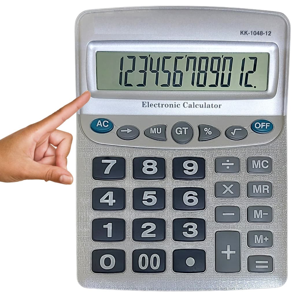 Calculadora de Mesa Grande Gigante para o Balcão da sua Loja ou Comércio