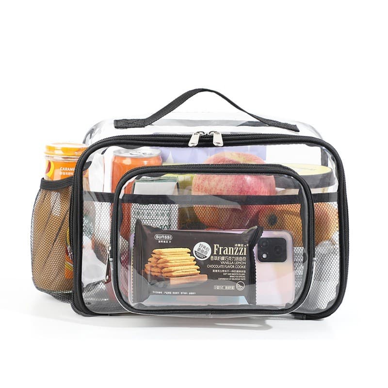 Sacola Bolsa Transparente PVC Grande Praia Maternidade Reforçado Cristal 20016