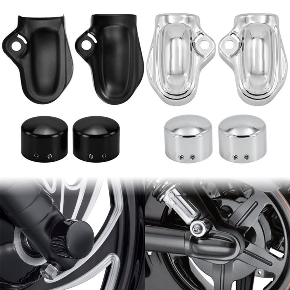 Tampa Da Porca Do Eixo Traseiro Dianteiro Motocicleta , Roda , Proteção Lateral Para Harley V-Rod VRSC 02-17