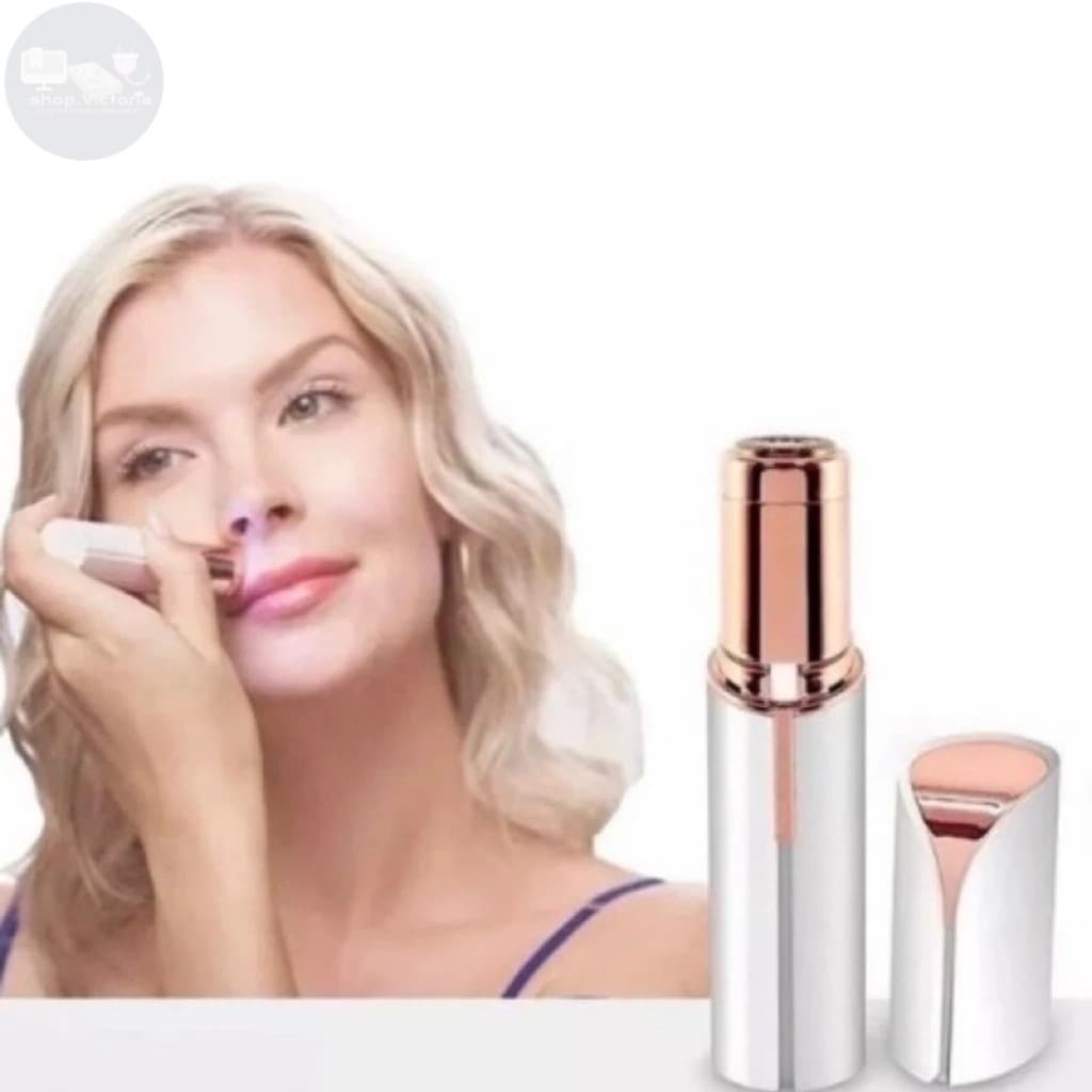 Batom Portátil Depilador Facial Buço Rosto Aparador Pelos USB