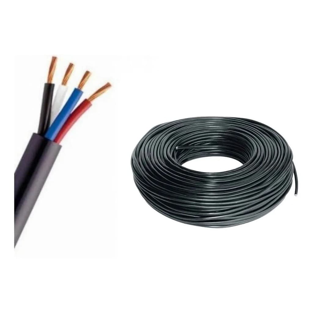 Cabo Chicote Fio P Carretinha Cabo 4 Vias Ligação Elétrica